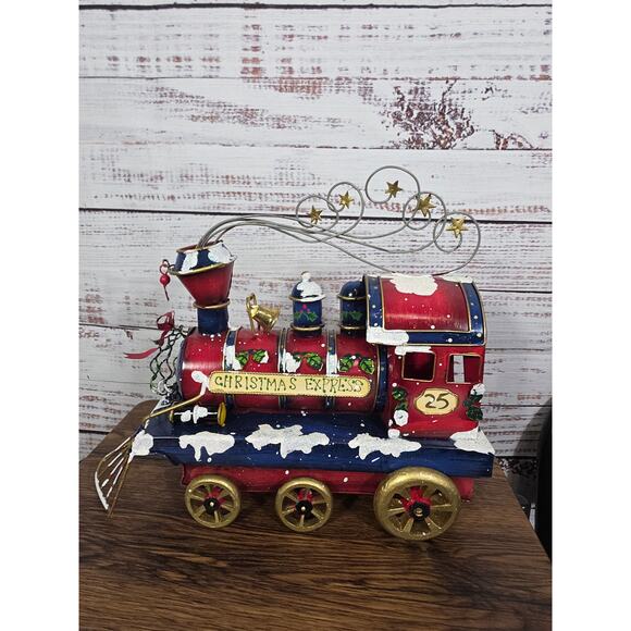Christmas Express Locomotive Train Engine READ